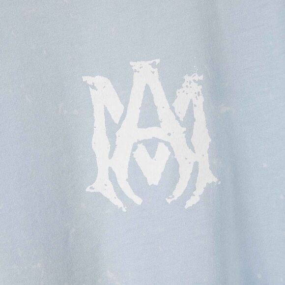 NWT Mens Authentic AMIRI Washed Distressed 
 Shotgun cotton T-shirt size XL - Picture 3 of 9